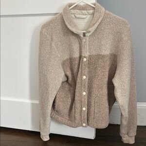 Cozy Beige Fleece Jacket